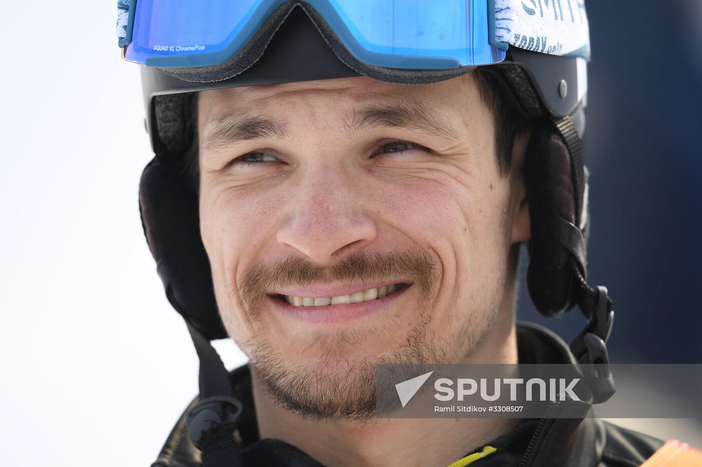 2018 Winter Olympics. Snowboarding. Men. Parallel giant slalom