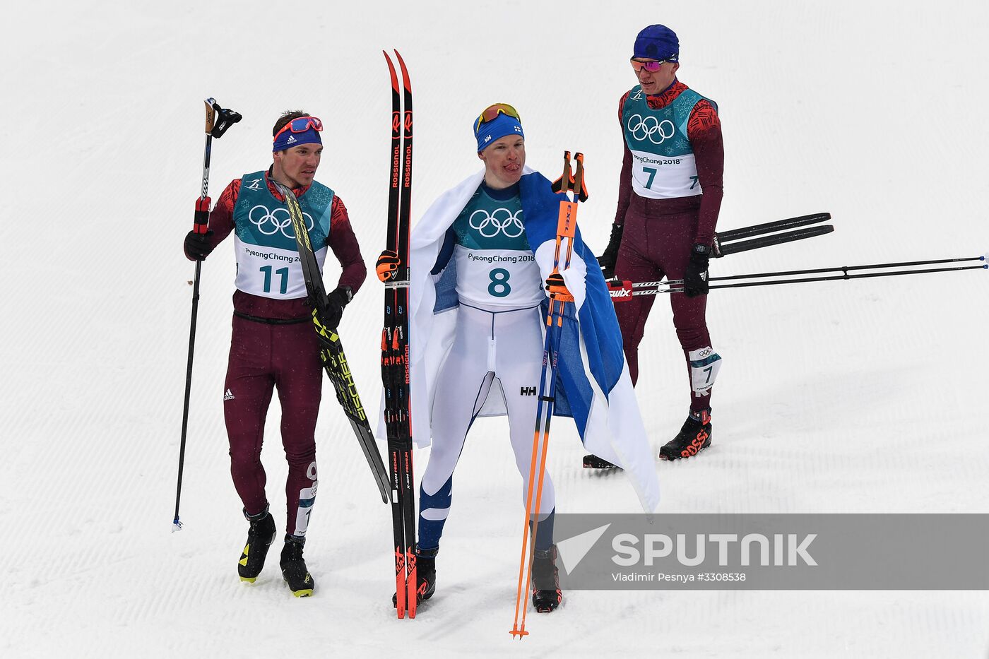 2018 Winter Olympics. Cross-country skiing. Men. Mass start race. 50 km