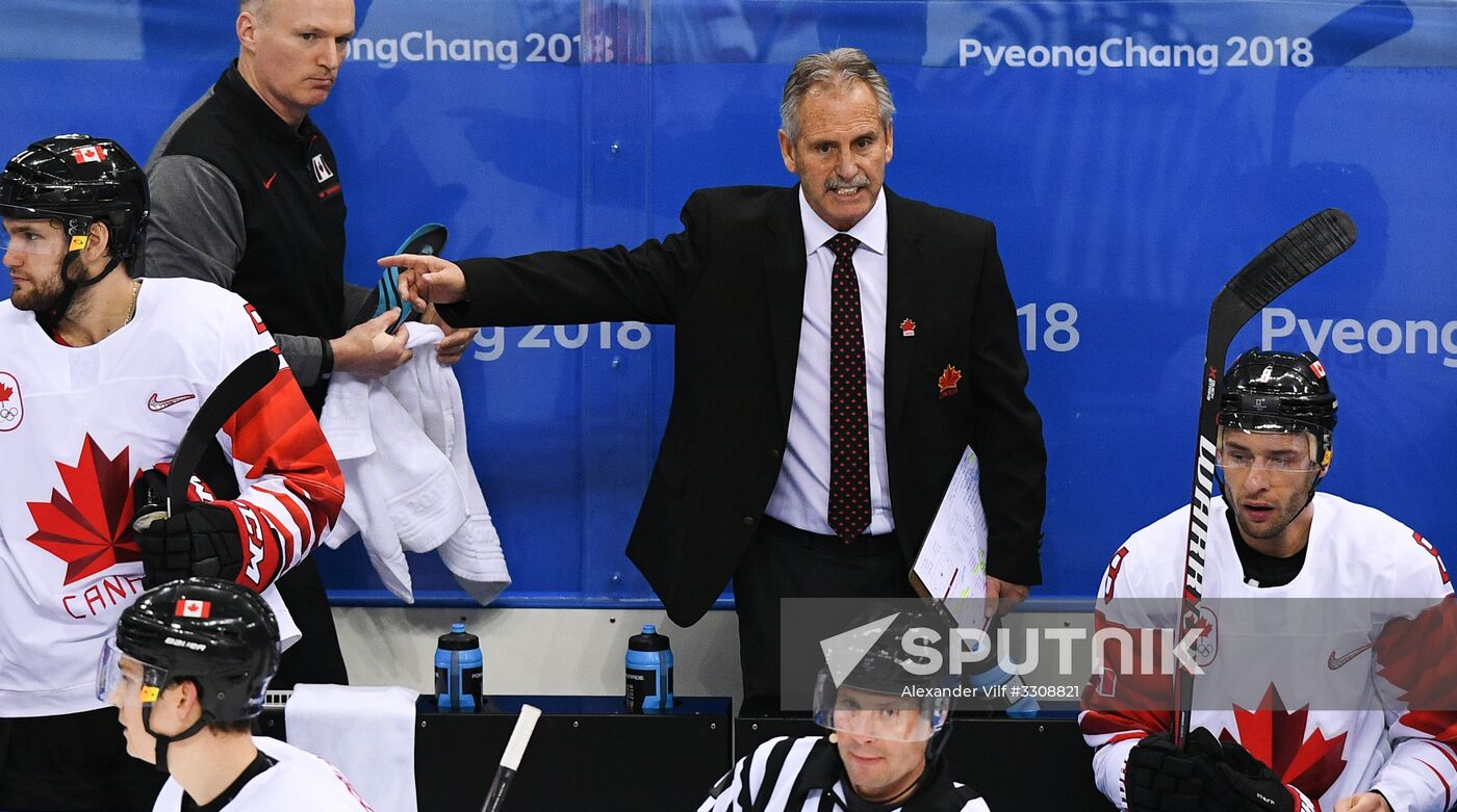 2018 Winter Olympics. Ice hockey. Men. Bronze medal match