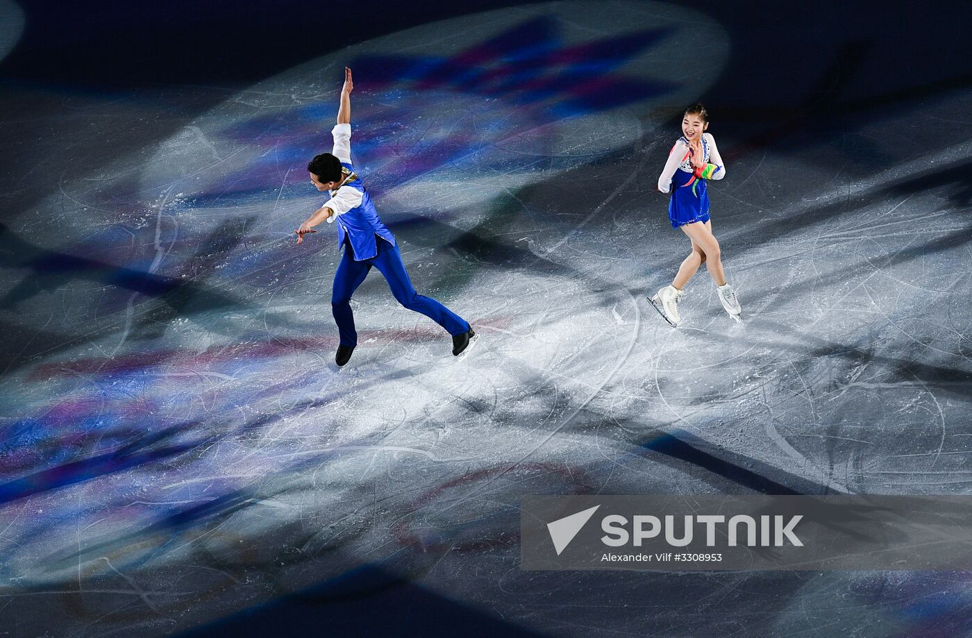 2018 Winter Olympics. Figure skating. Exhibition gala