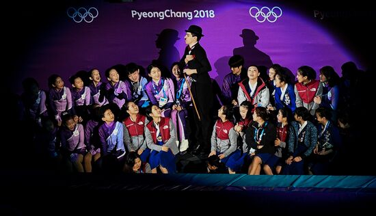 2018 Winter Olympics. Figure skating. Exhibition gala