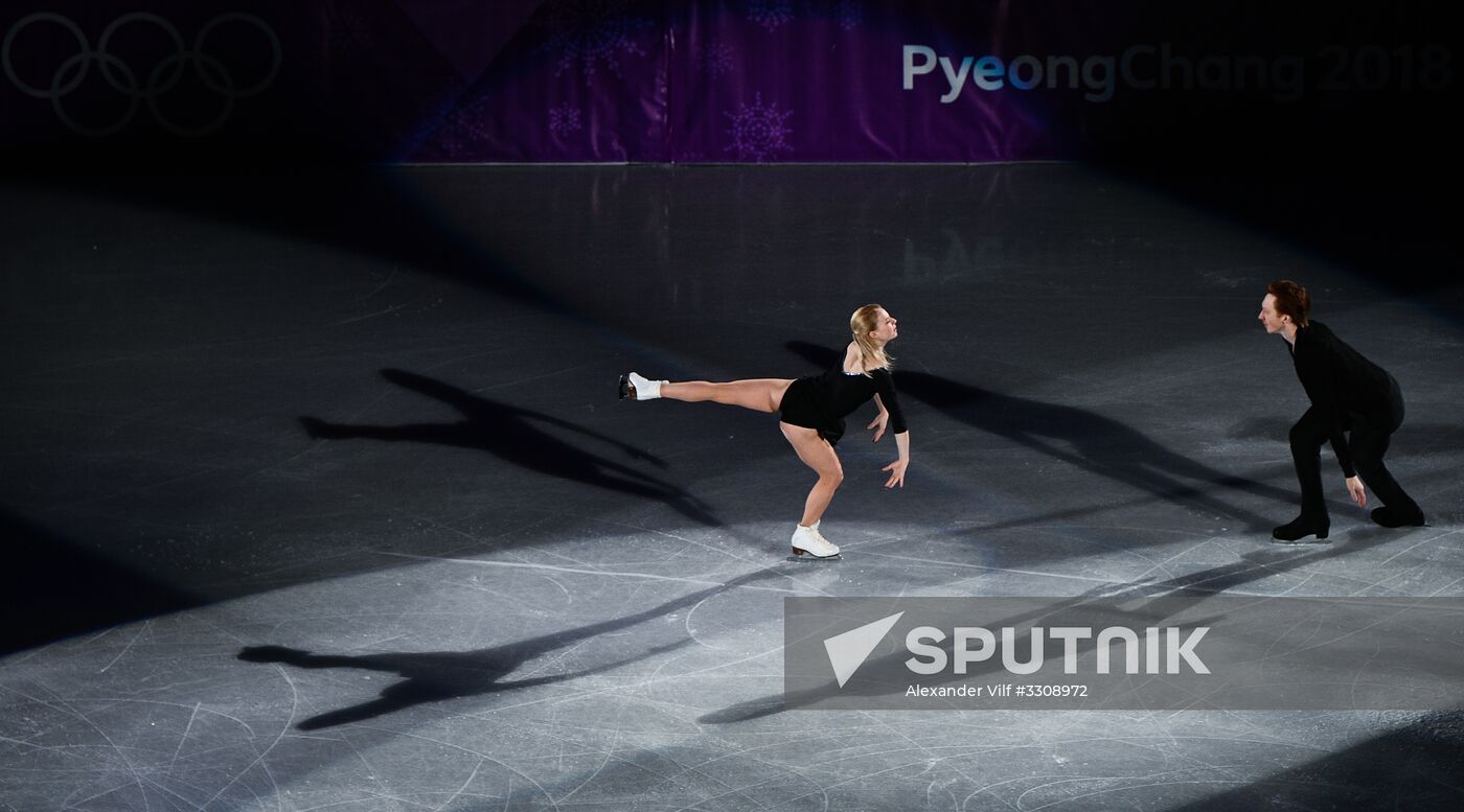 2018 Winter Olympics. Figure skating. Exhibition gala