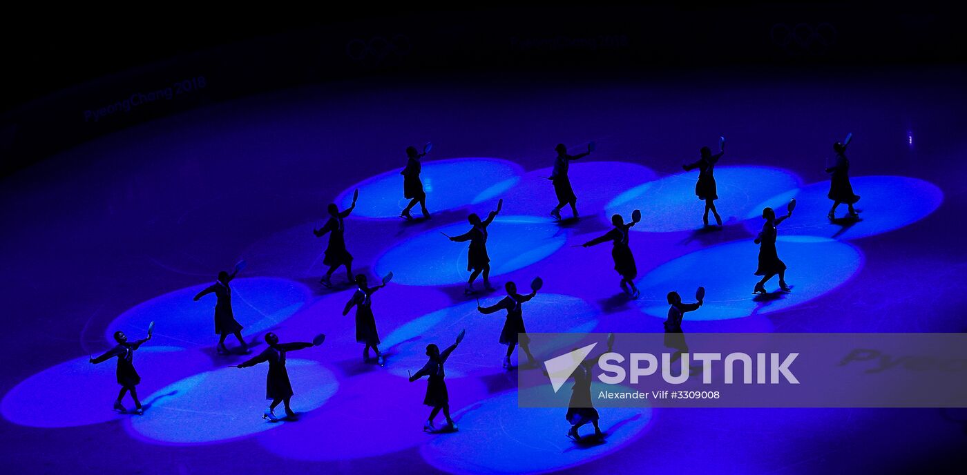 2018 Winter Olympics. Figure skating. Exhibition gala