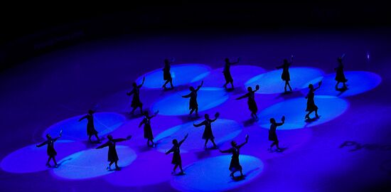 2018 Winter Olympics. Figure skating. Exhibition gala