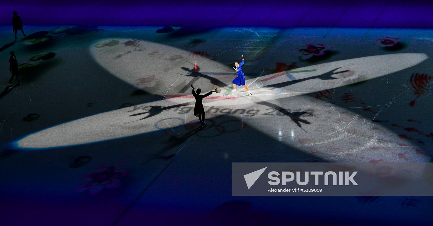 2018 Winter Olympics. Figure skating. Exhibition gala