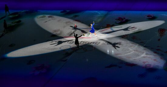 2018 Winter Olympics. Figure skating. Exhibition gala