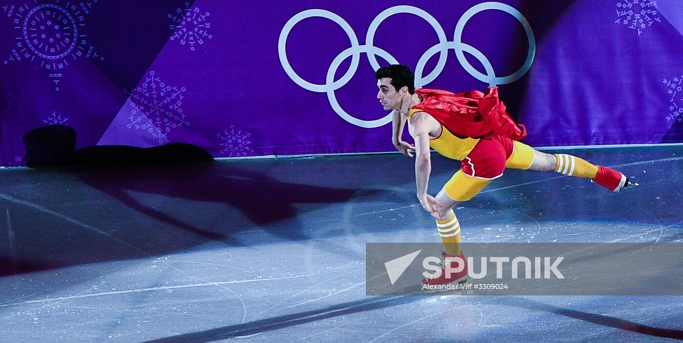 2018 Winter Olympics. Figure skating. Exhibition gala