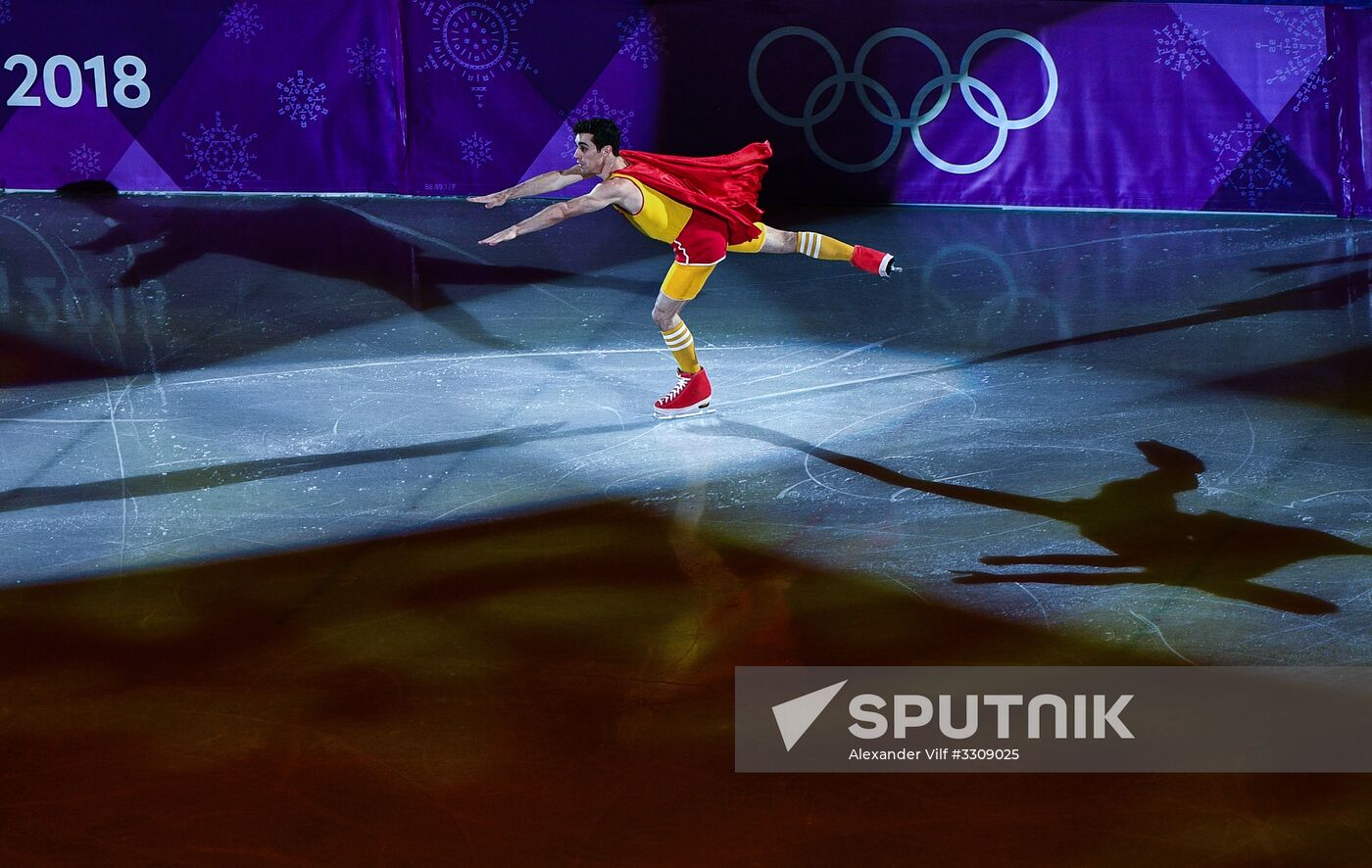 2018 Winter Olympics. Figure skating. Exhibition gala