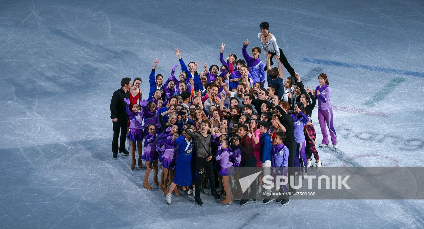 2018 Winter Olympics. Figure skating. Exhibition gala
