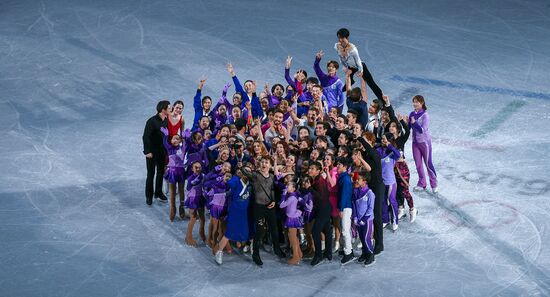 2018 Winter Olympics. Figure skating. Exhibition gala