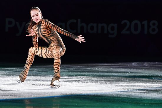 2018 Winter Olympics. Figure skating. Exhibition gala