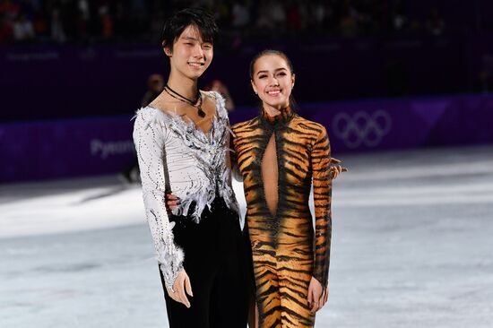 2018 Winter Olympics. Figure skating. Exhibition gala