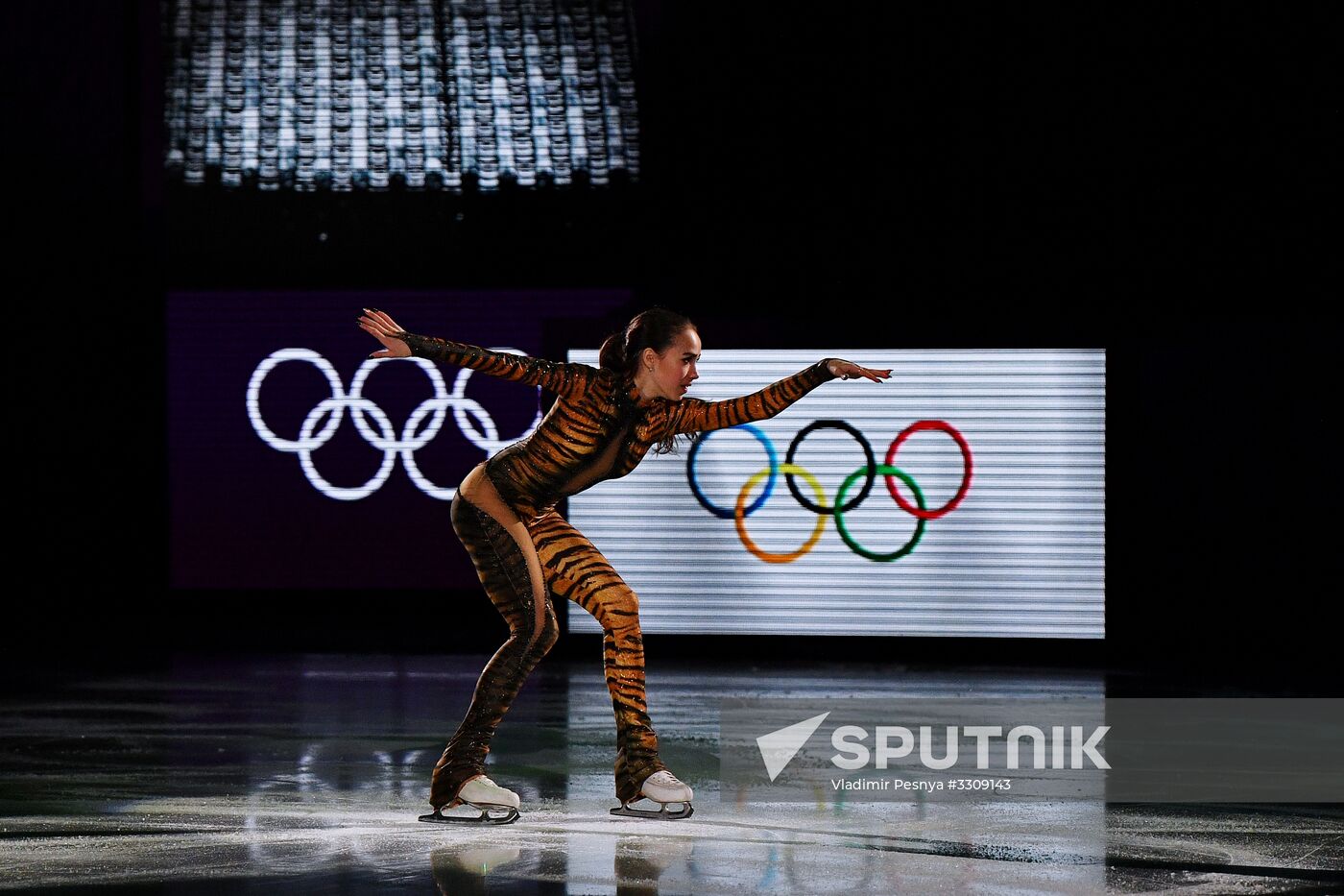 2018 Winter Olympics. Figure skating. Exhibition gala