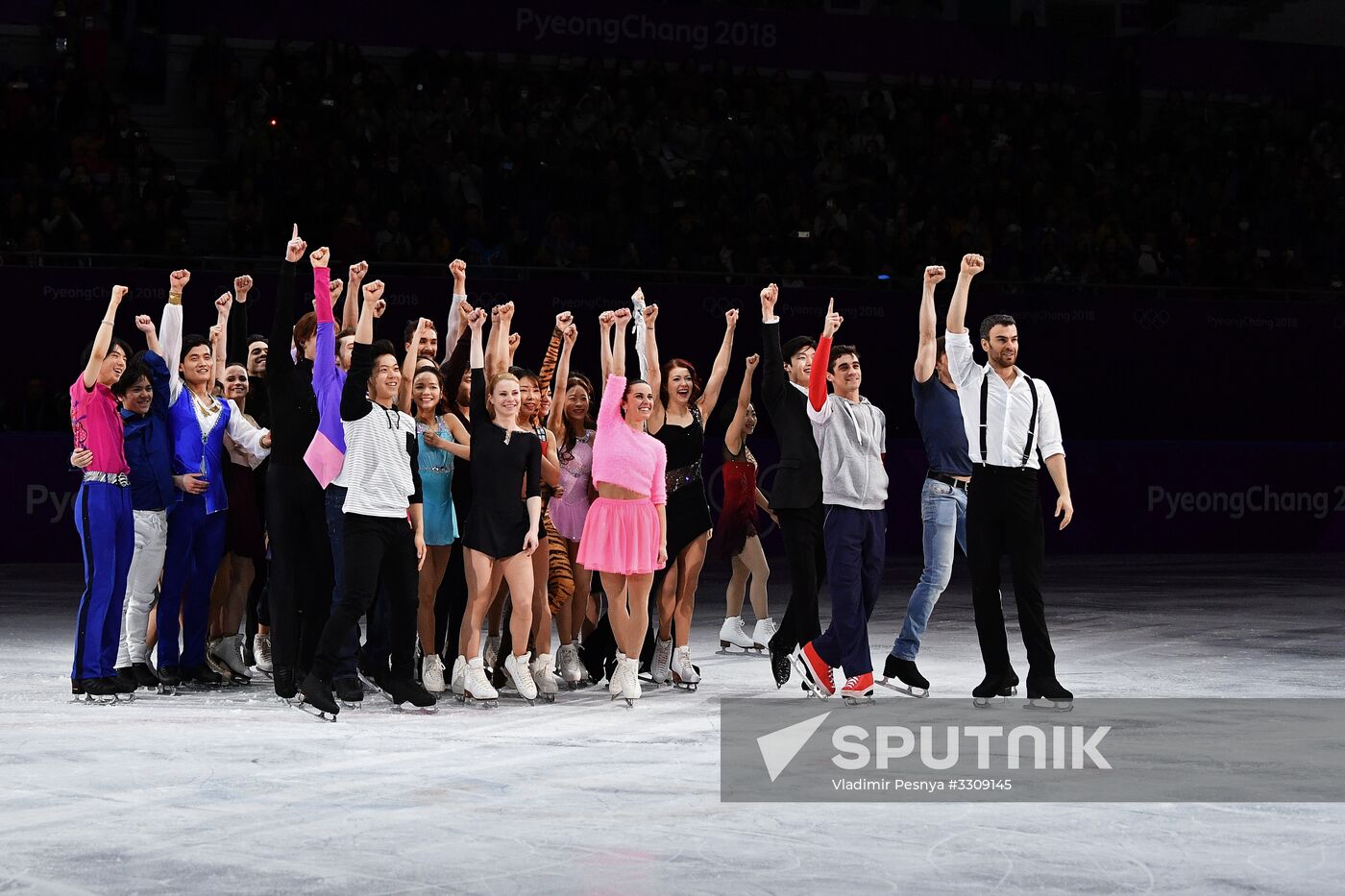 2018 Winter Olympics. Figure skating. Exhibition gala