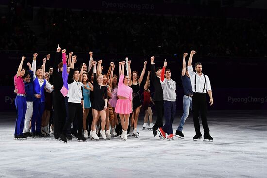 2018 Winter Olympics. Figure skating. Exhibition gala