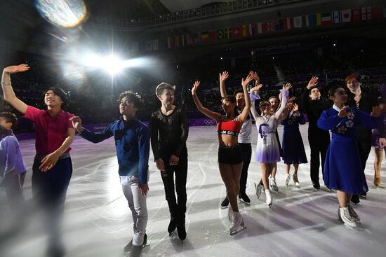 2018 Winter Olympics. Figure skating. Exhibition gala