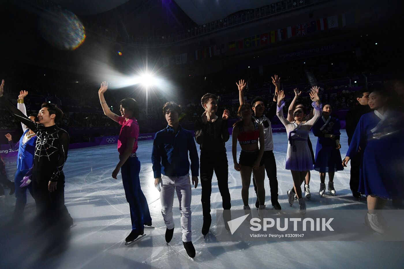 2018 Winter Olympics. Figure skating. Exhibition gala