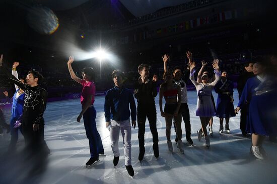 2018 Winter Olympics. Figure skating. Exhibition gala
