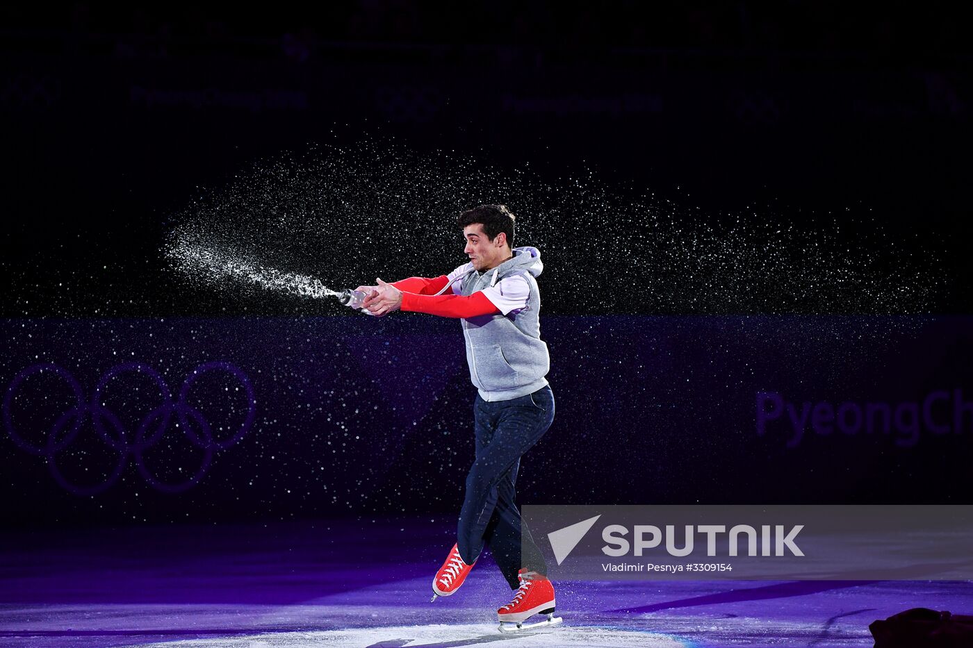 2018 Winter Olympics. Figure skating. Exhibition gala
