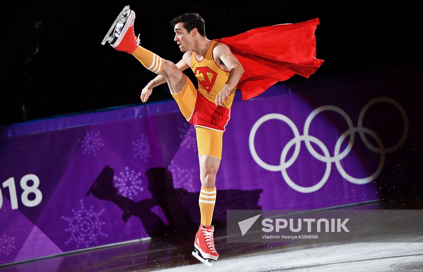 2018 Winter Olympics. Figure skating. Exhibition gala