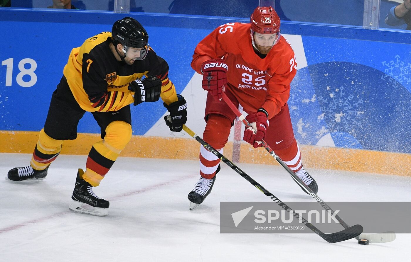 2018 Winter Olympics. Hockey. Men. Final