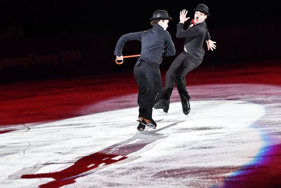 2018 Winter Olympics. Figure skating. Exhibition gala