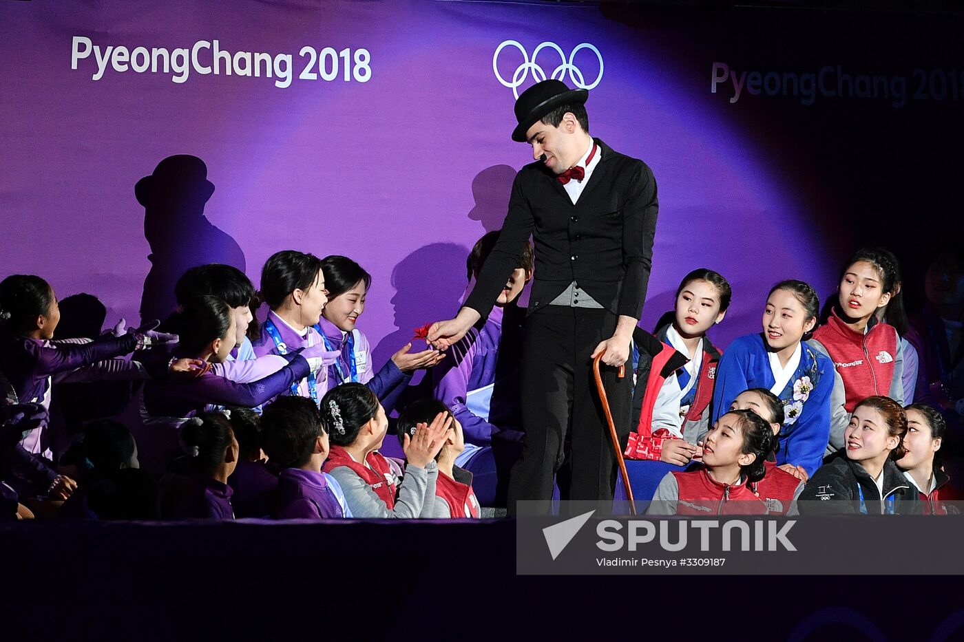 2018 Winter Olympics. Figure skating. Exhibition gala