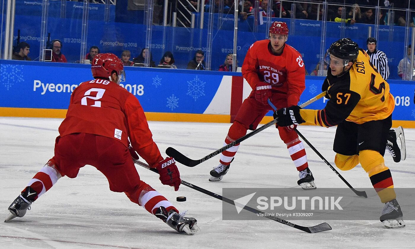 2018 Winter Olympics. Ice hockey. Men. Final