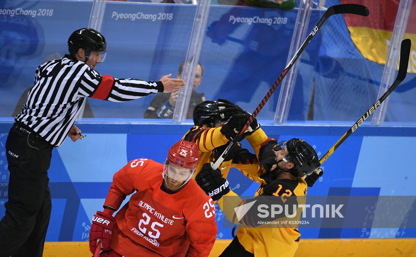 2018 Winter Olympics. Ice hockey. Men. Final