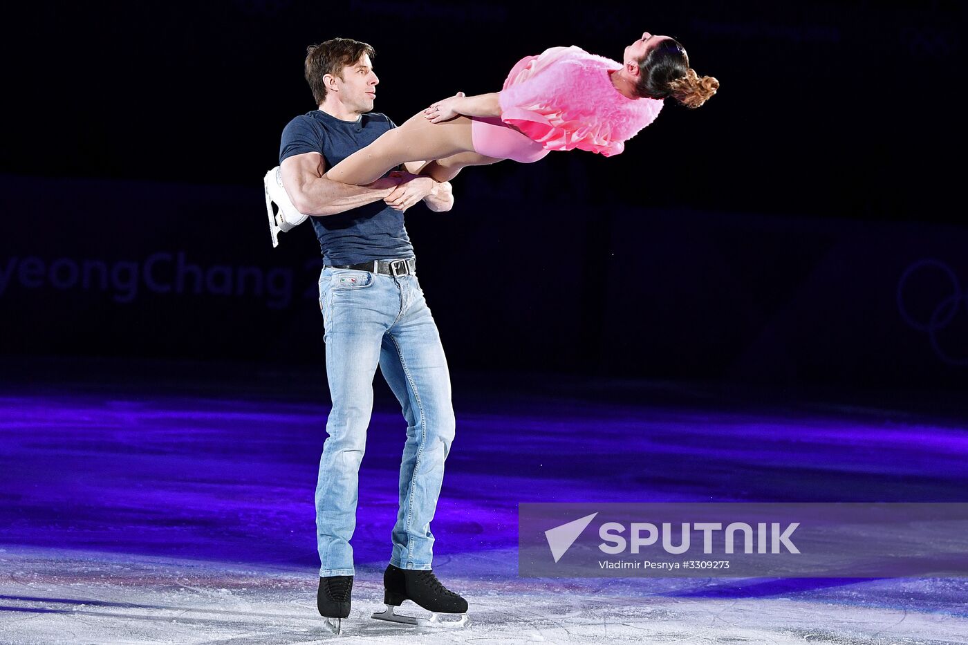 2018 Winter Olympics. Figure skating. Exhibition gala