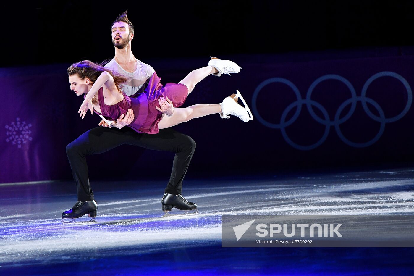 2018 Winter Olympics. Figure skating. Exhibition gala