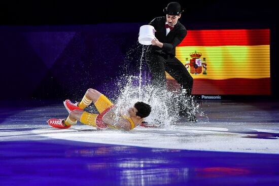 2018 Winter Olympics. Figure skating. Exhibition gala