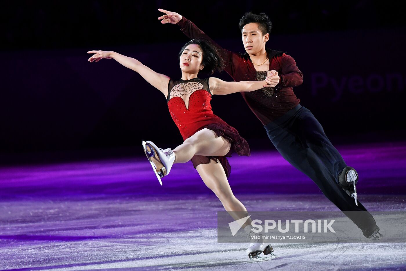 2018 Winter Olympics. Figure skating. Exhibition gala