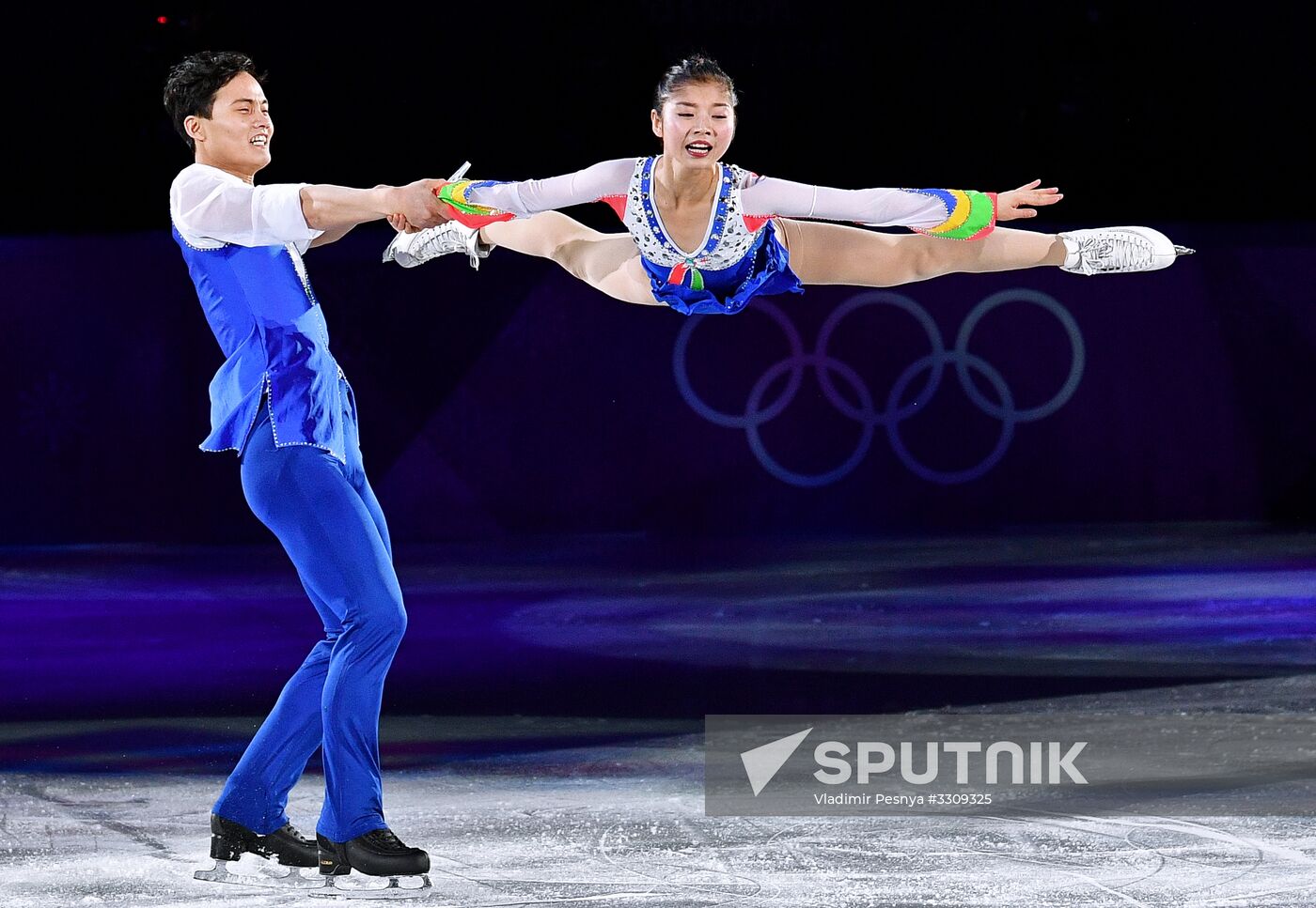 2018 Winter Olympics. Figure skating. Exhibition gala