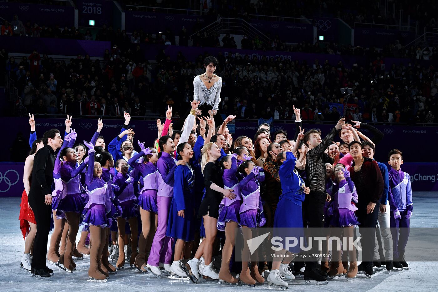 2018 Winter Olympics. Figure skating. Exhibition gala