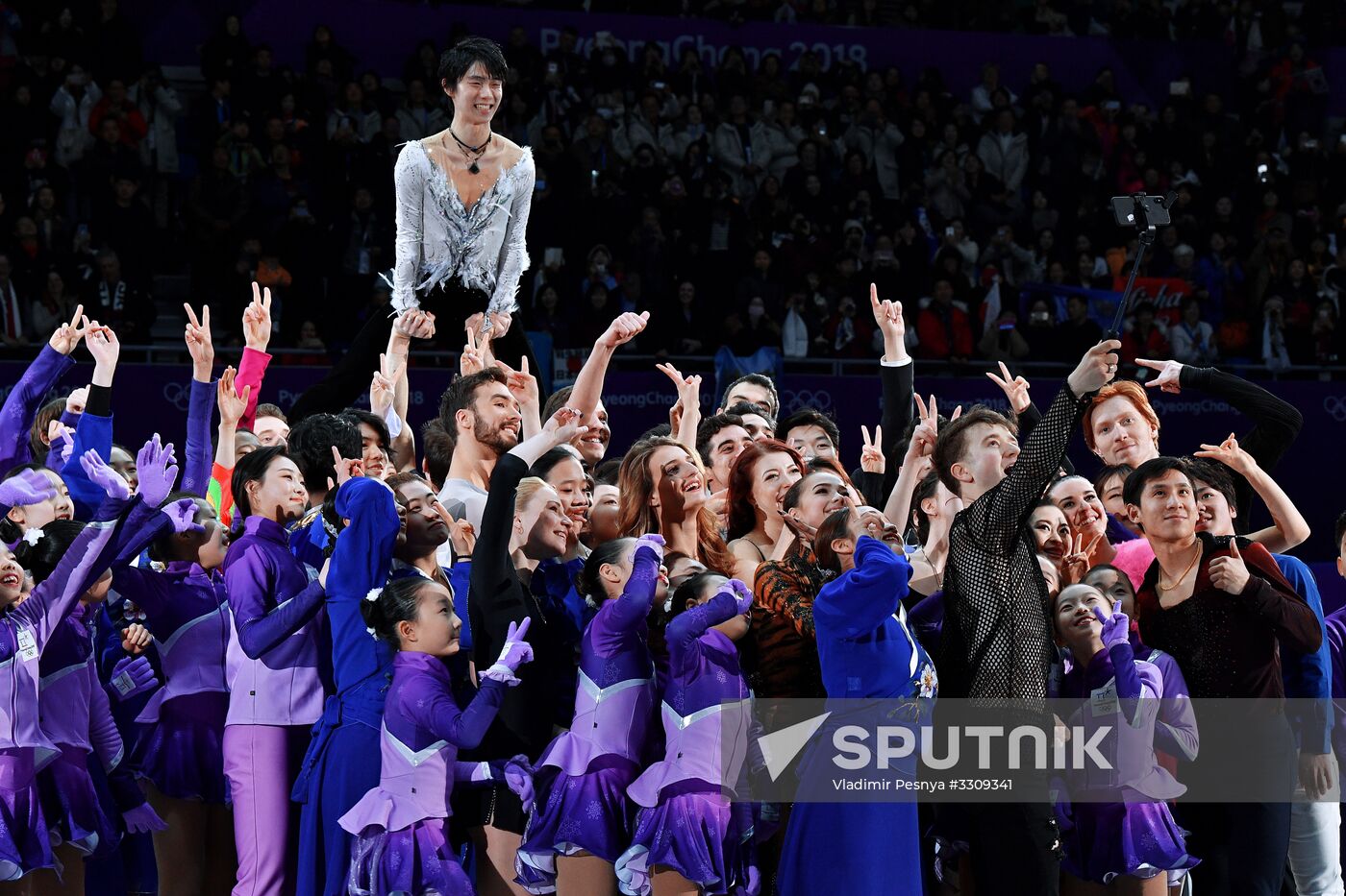 2018 Winter Olympics. Figure skating. Exhibition gala