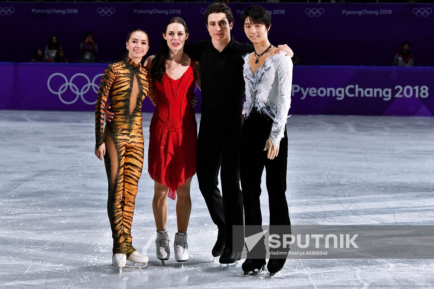 2018 Winter Olympics. Figure skating. Exhibition gala