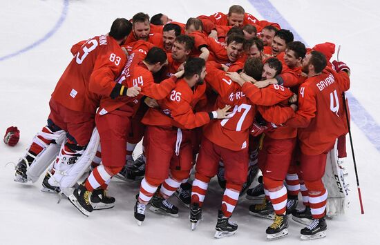 2018 Winter Olympics. Ice hockey. Men. Final