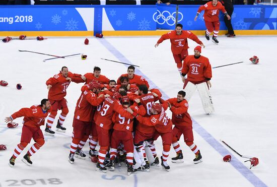 2018 Winter Olympics. Ice hockey. Men. Final