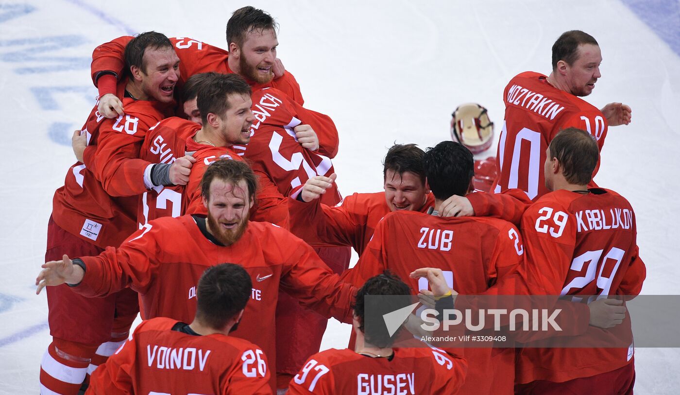 2018 Winter Olympics. Ice hockey. Men. Final