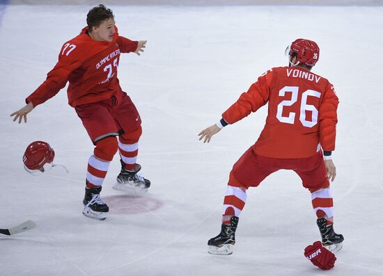 2018 Winter Olympics. Ice hockey. Men. Final