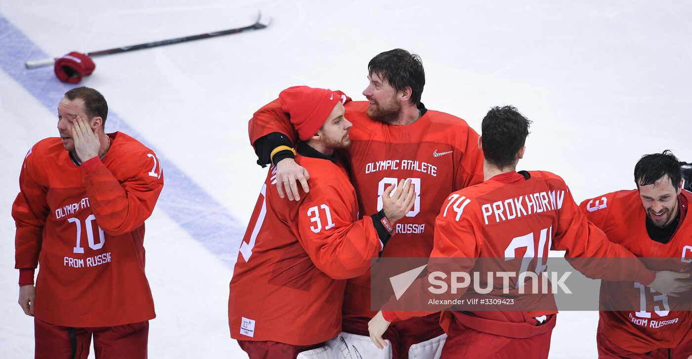 2018 Winter Olympics. Ice hockey. Men. Final