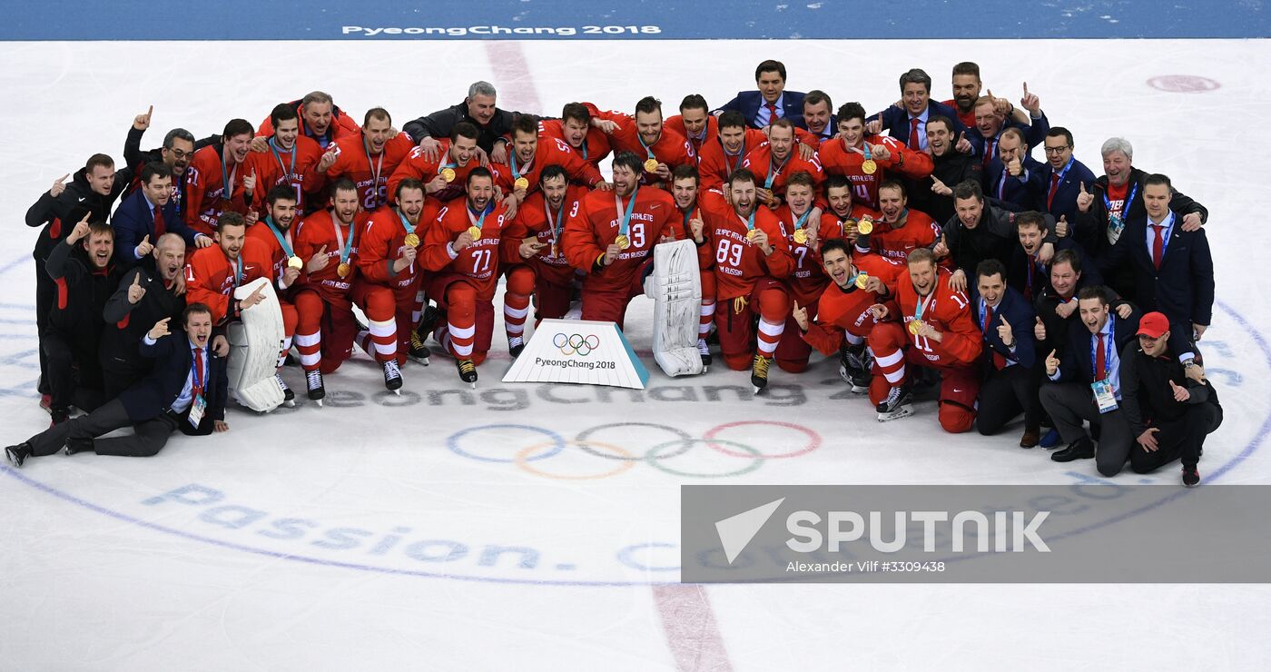 2018 Winter Olympics. Ice hockey. Men. Final