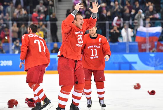 2018 Winter Olympics. Ice hockey. Men. Final