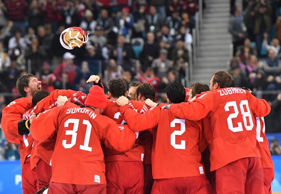2018 Winter Olympics. Ice hockey. Men. Final