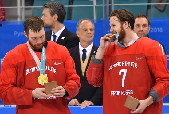 2018 Winter Olympics. Ice hockey. Men. Final