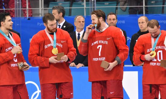 2018 Winter Olympics. Ice hockey. Men. Final