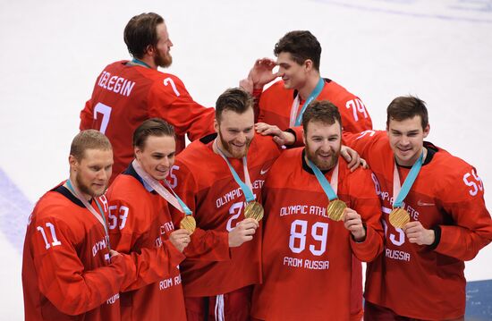2018 Winter Olympics. Ice hockey. Men. Final