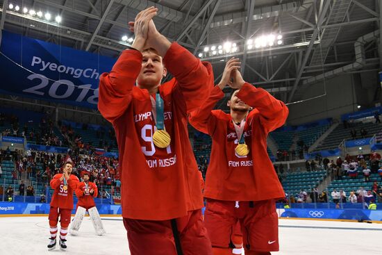 2018 Winter Olympics. Ice hockey. Men. Final