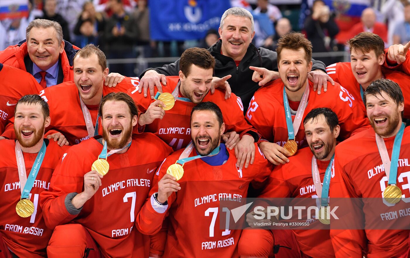 2018 Winter Olympics. Ice hockey. Men. Final